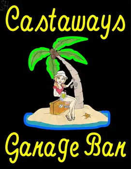 Custom Castaways Garage Bar LED Neon Sign 5