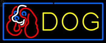 Custom Dog With Logo LED Neon Sign 1