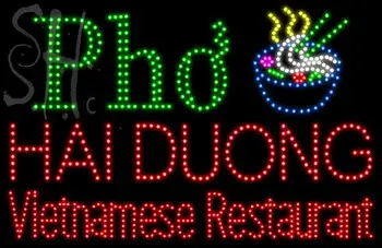Custom Pho Noodle Bowl Hai Duong Led Sign 4