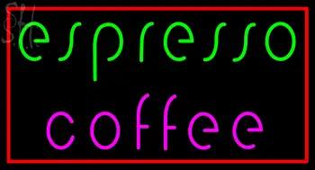 Custom Espresso Coffee LED Neon Sign 1