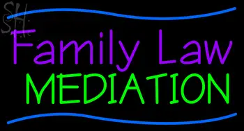 Custom Family Law Mediation LED Neon Sign 1