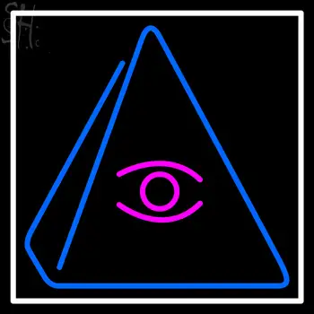 Custom Psychic Eye Pyramid LED Neon Sign 1