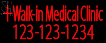 Custom Rick Virk Walk In Medical Clinic 123 123 1234 LED Neon Sign 1