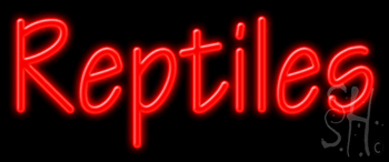 Reptiles Neon Sign