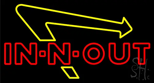 In N Out Burger LED Neon Sign