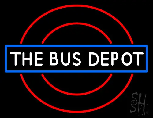 Bus Depot LED Neon Sign