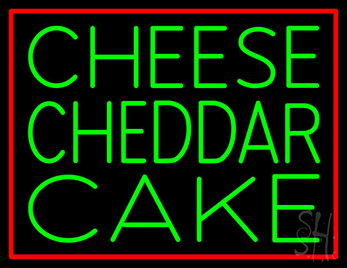 Cheese Cheddar Cake LED Neon Sign