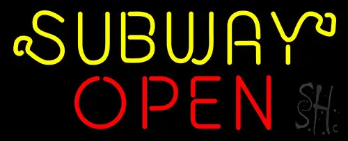 Subway Open LED Neon Sign