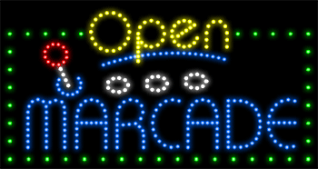Custom Open Marcade Animated Led Sign 1