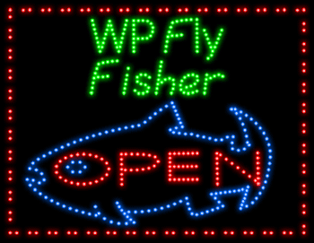 Custom Wp Flyer Fisher Fish With Moving Tail Open Animated Led Sign 3
