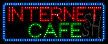 Internet Cafe Animated LED Sign