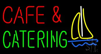 Cafe and Catering LED Neon Sign