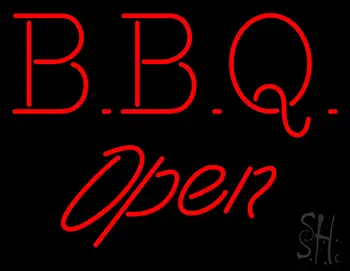 BBQ - Open LED Neon Sign