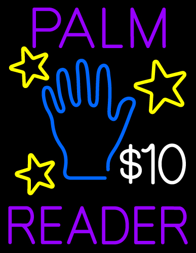 Custom Janey Palm Reader LED Neon Sign 1
