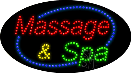 Massage and Spa LED Sign