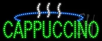Cappuccino Logo Animated LED Sign