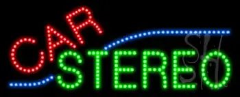 Car Stereo Animated LED Sign
