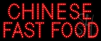 Chinese Fast Food Animated LED Sign