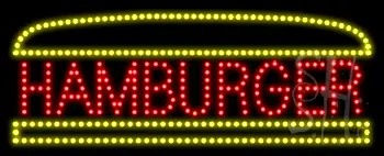 Hamburger Logo Animated LED Sign