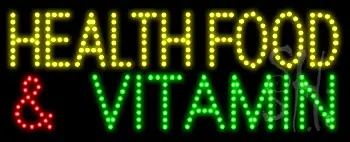 Health Food and Vitamin Animated LED Sign