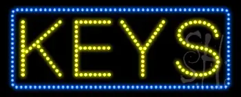 Keys Animated LED Sign