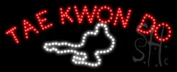 Tae Kwon Do Logo Animated LED Sign