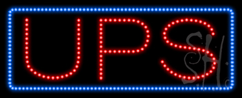 UPS Animated LED Sign