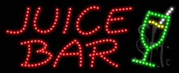 Juice Bar Logo Animated LED Sign