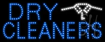 Dry Cleaners Logo Animated LED Sign