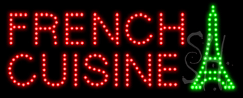 French Cuisine Logo Animated LED Sign