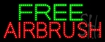 Free Airbrush Animated LED Sign