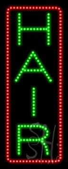 Hair (vertical) Animated LED Sign
