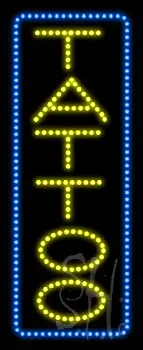 Tattoo (vertical) Animated LED Sign