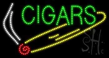 Cigars Animated LED Sign