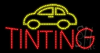 Auto Tinting Animated LED Sign