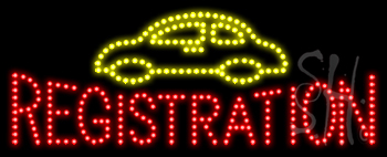 Auto Registration Animated LED Sign
