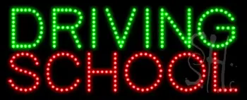 Driving School Animated LED Sign