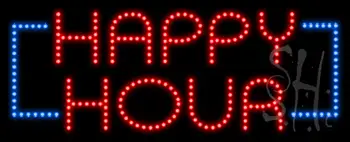Happy Hour Animated LED Sign