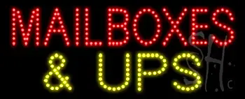 Mailboxes and UPS Animated LED Sign