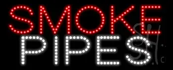 Smoke Pipes Animated LED Sign