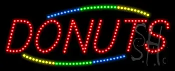 Donuts Animated LED Sign