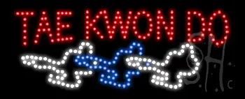 Tae Kwon Do Animated LED Sign