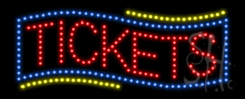 Tickets Animated LED Sign
