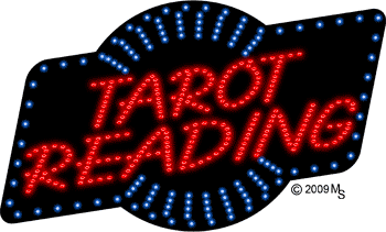 Tarot Reading Animated LED Sign
