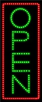 Open Vertical Animated LED Sign