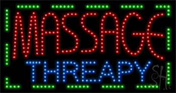 Massage Threapy Animated LED Sign