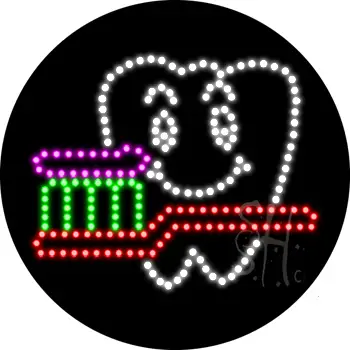 Dentist Logo LED Sign