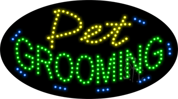 Per Grooming Animated LED Sign