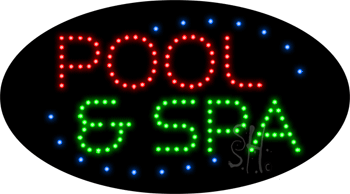 Pool and Spa Animated LED Sign