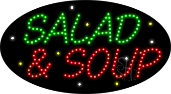 Salad Soup Animated LED Sign